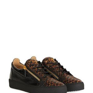 Giuseppe Zanotti Frankie snakeskin-effect leather